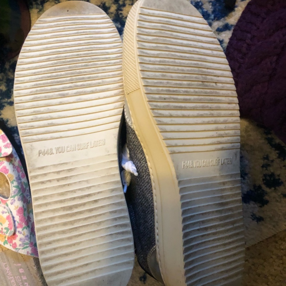 P448 Silver Sneakers - image 3